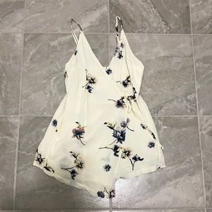 Floral Wrap Romper